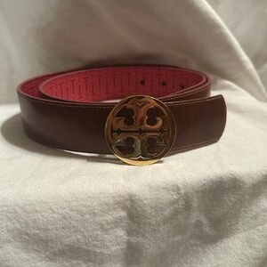 Authentic Tory Burch Logo Belt